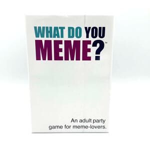 What Do You Meme? ADULT Party Game.  Age 17+ 3-20 players humorous